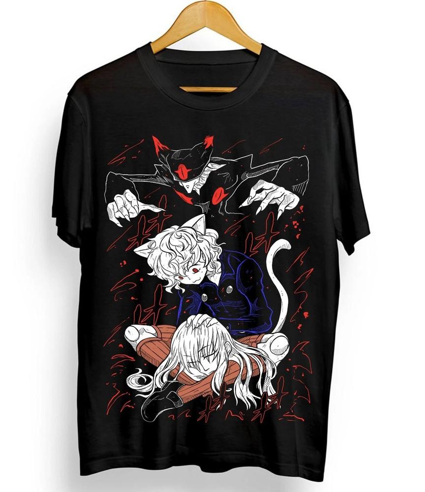 Neferpitou  Hunter X Hunter Manga Strip Horror Anime  Black Unisex T-Shirt XL