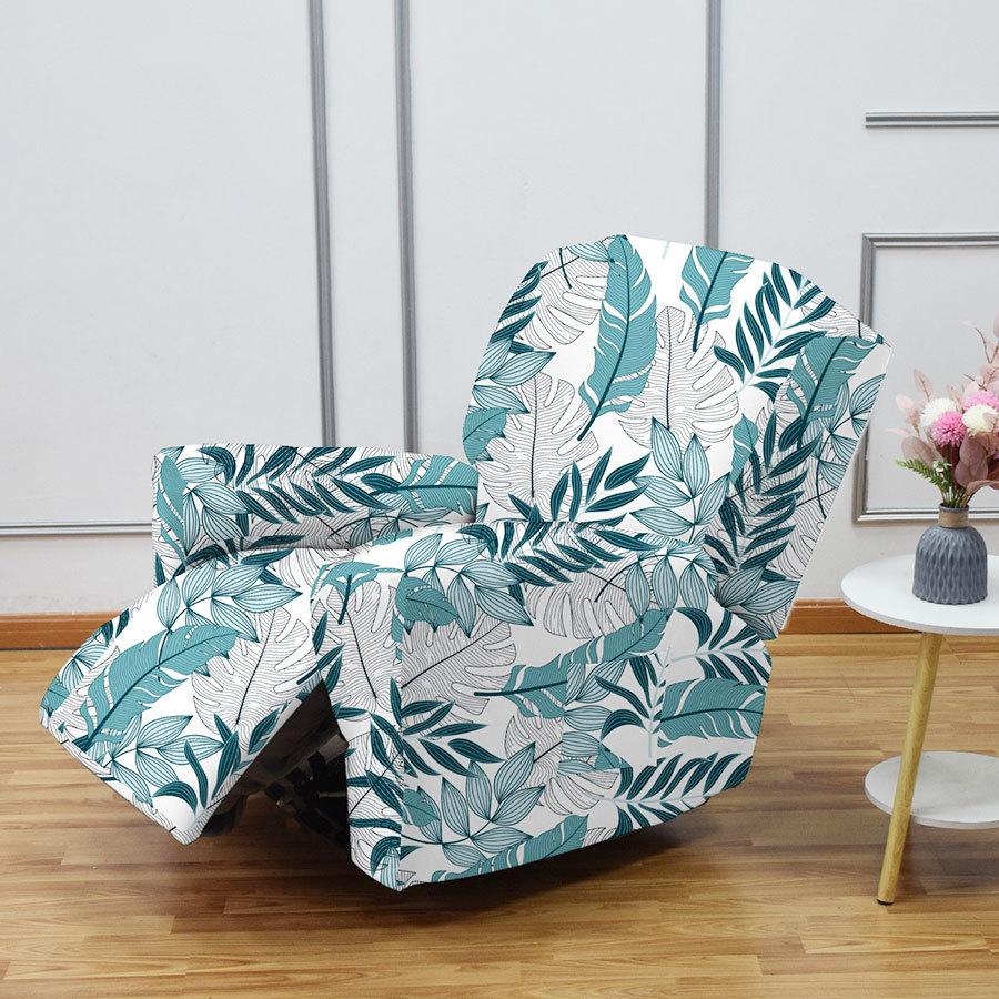 

4pcs/set Dustproof Repellent Recliner Sofa Cover Solid Color Stretch Couch Coushion Relax Sofa Slipcover for Living Room 60-90CM