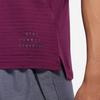 Nike Casual Breathable Running Training Short Sleeve T-Shirt Men Tops Burgundy DM4644-610