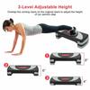 Adjustable Non-slip Cardio Yoga Pedal Stepper Fitness Aerobic Step Gym Workout Exercise Fitness Aerobic Step Equipment 5.2 KG