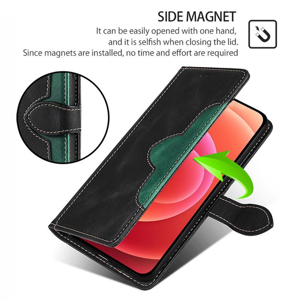 For vivo Y29 4G Case Leather Wallet Phone Cover with Straw Hat Magnetic Clasp