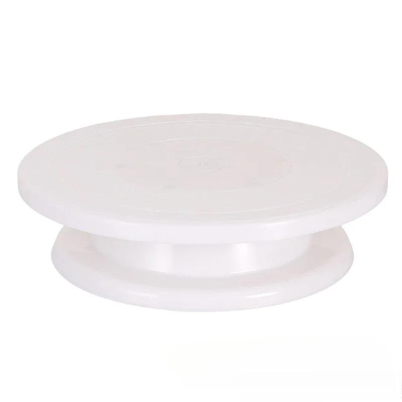 Plastic DIY Cake Mounting Turntable Baking Tool Home Anti Slip Birthday Cake Rotating Table Mounting Table Plastic Baking Tool