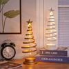 Artificial Christmas Lights Tree Fairy Lamp Tree Metal Spiral Star Lighting Holiday For Home Living Room Decorations Night Lamp