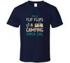 Flip Flops & Camping Girl T-Shirt