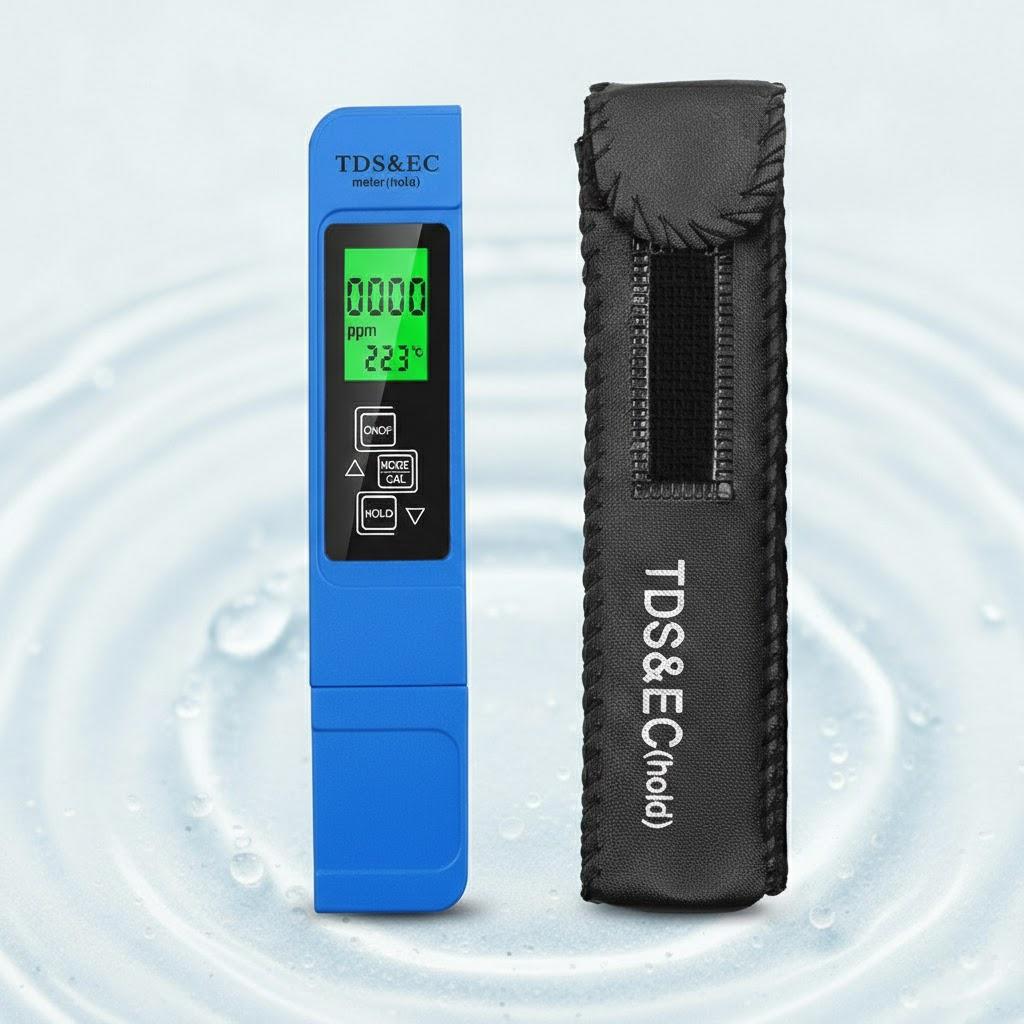 

Professional Digital TDS EC Temperature Meter for Water Quality Testing Pen Pure Filter Analysis Tool синій