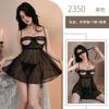 Sexy Mesh See-through Lace Erotic Underwear Hollow Breast Suspender Free Open Gear Uniform