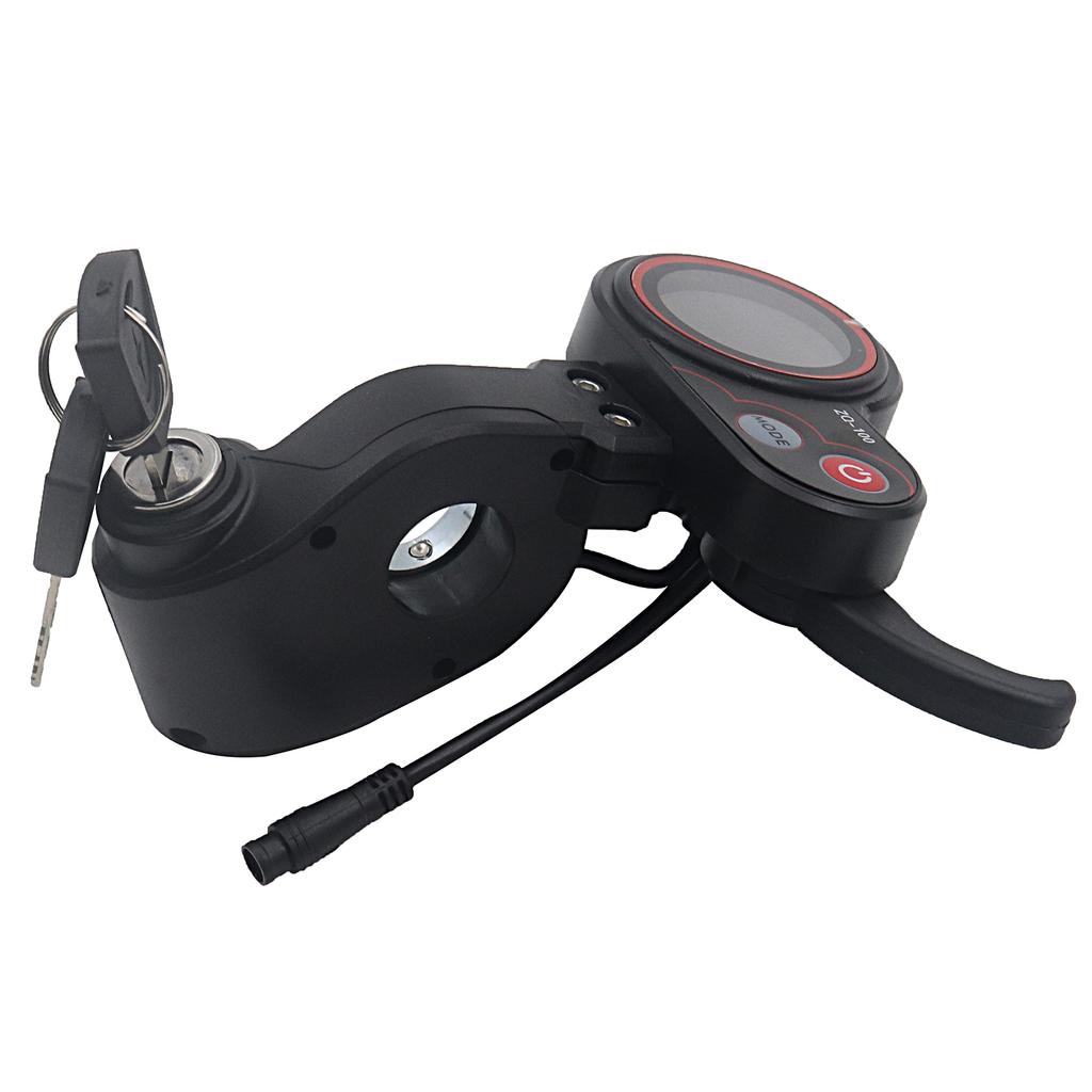 Elektrische Scooter 36V-60V ZQ-100 LCD Scherm Met Vergrendelingsinstrument Voor Elektrische Scooter Automatische Auto Accessoires