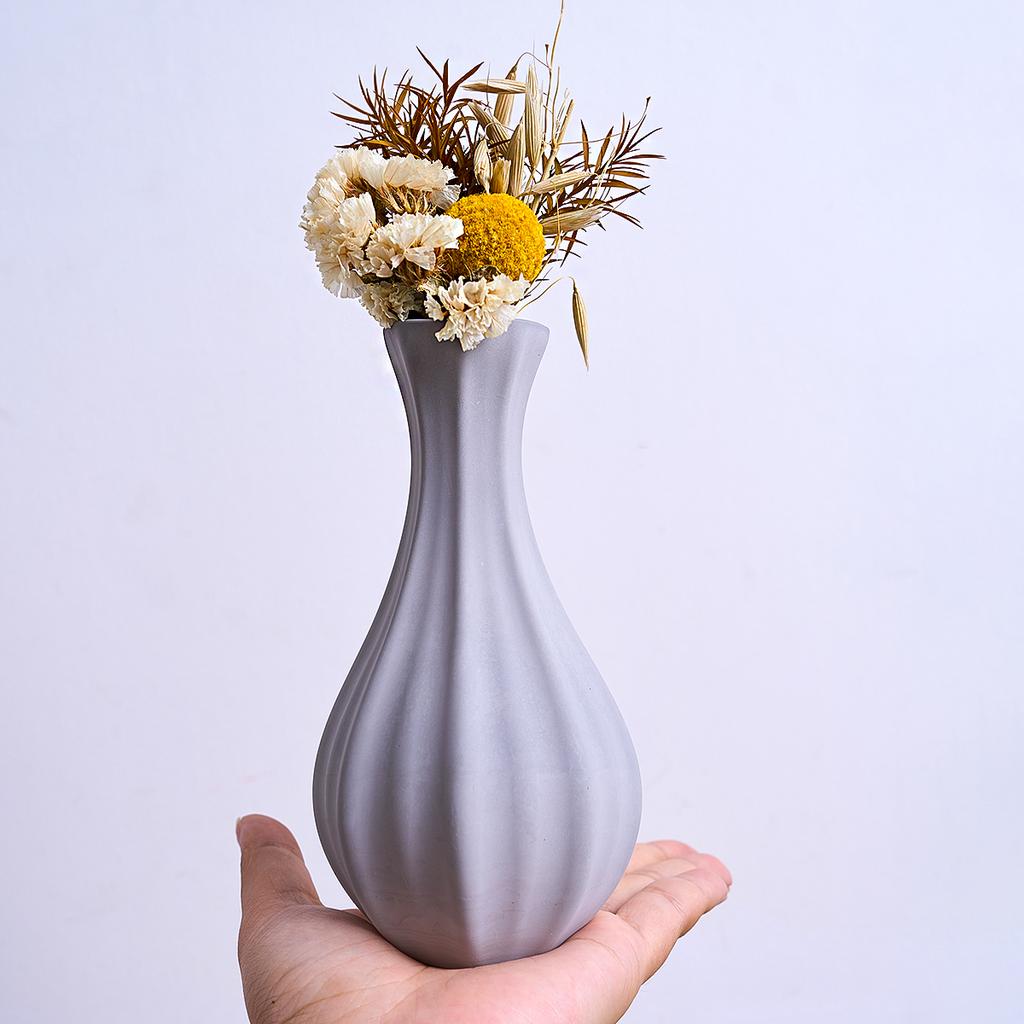 Simple Vase Silicone Mold DIY Nordic Modern Flowerpot Casting Molds Plaster Resin Craft Planter Making Home Decor Ornament