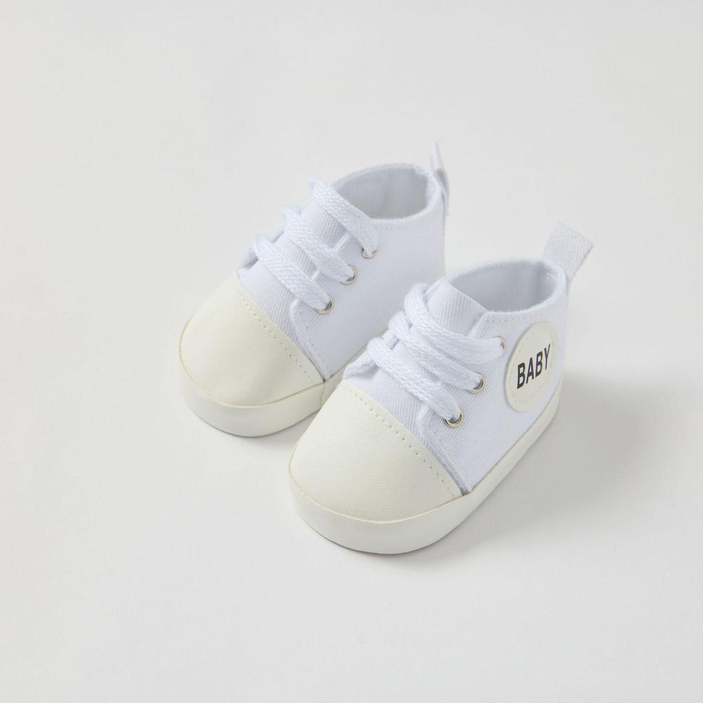 22-inch Silicone Reborn Doll Leather & Canvas Dress-Up Shoes Accessories