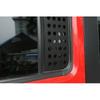 2X Rear Door Window Glass Panel Trim Cover For Jeep Wrangler JK JKU 07-17 4 Door