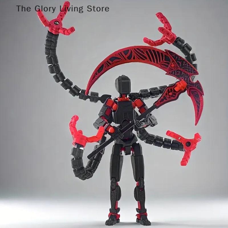 Titan 13 Action Figures T13 Figure 3D Printed Multi-Jointed Movable Lucky 13 Action Figure Nova 13 Action Figure Dummy Kids Gift