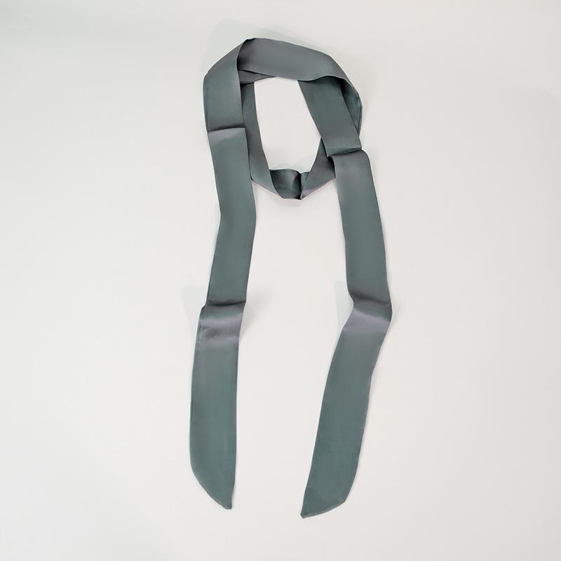 Elegante Sciarpa in Seta Raso 200cm: Accessorio Sottile, Lungo e Stretto da Donna per Capelli, Collo, Borsa o Cintura