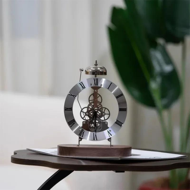 Table Clock Gear Modern Aesthetic Luxury Desk Clocks Living Room Office Mechanism Table Clock Nordic Home Decoration