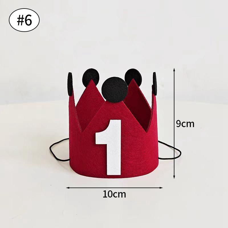 Cute Happy Birthday Hat Felt Cone Hats DIY Birthday Cap Celebration Decor Birthday Party Supplies Photo Props for Adult Kids