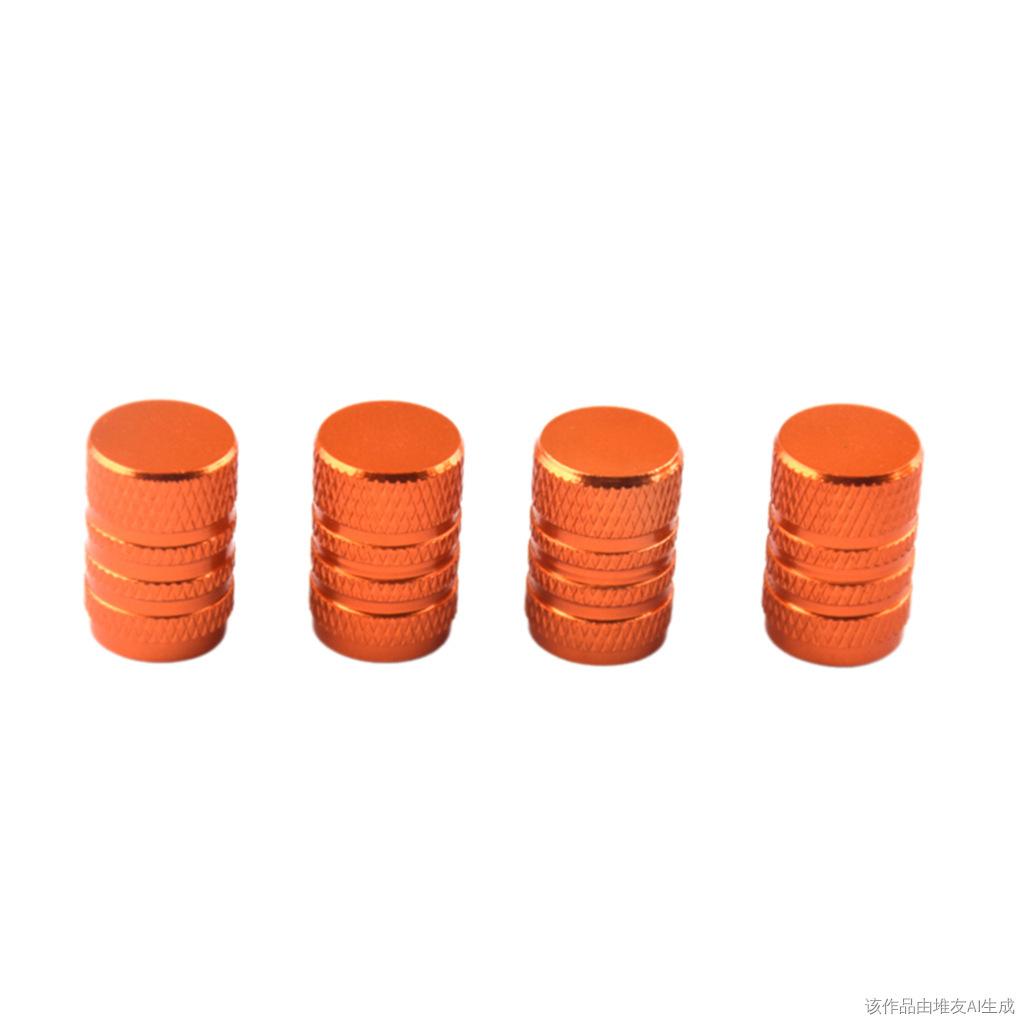 4PCS Aluminum Tire valves Stem Caps Corrosions Resistant Covers Aluminum Valves Caps Engineered Valves Stem Caps set X37F