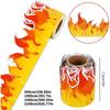 Bulletin Board Border Trim for Classroom Notice Board Chalkboard Whiteboards Flame Patterned Border Trim Wall Sticker