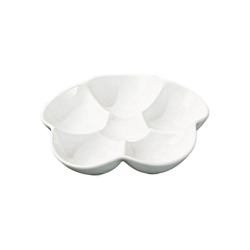 Ceramic Divided Snack Plate