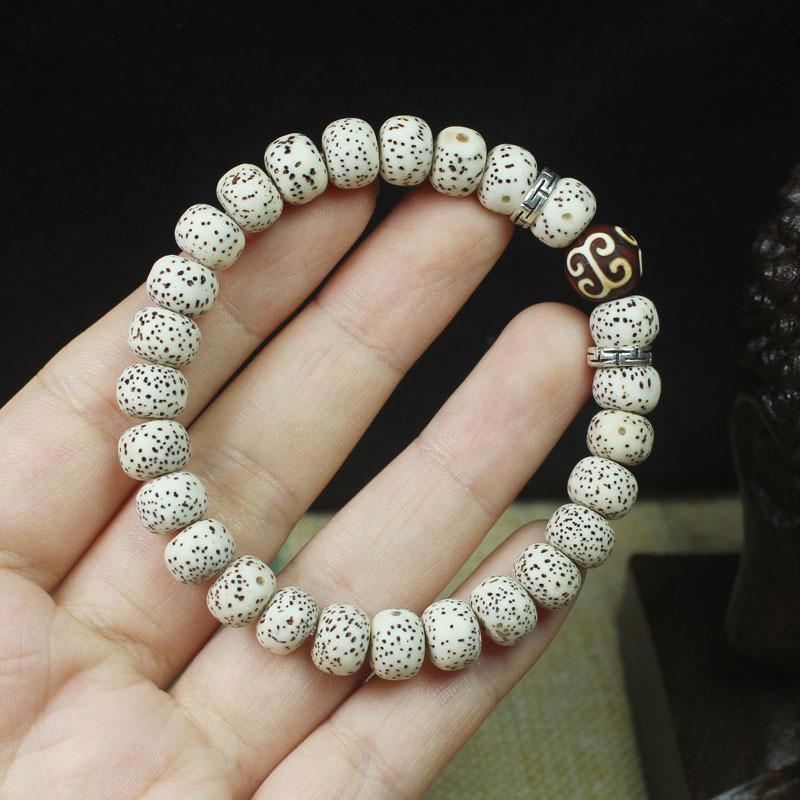 First Month Star Moon Bodhi Hand String Beaded Bracelet Men Women Buddhist Prayer Beads Gift