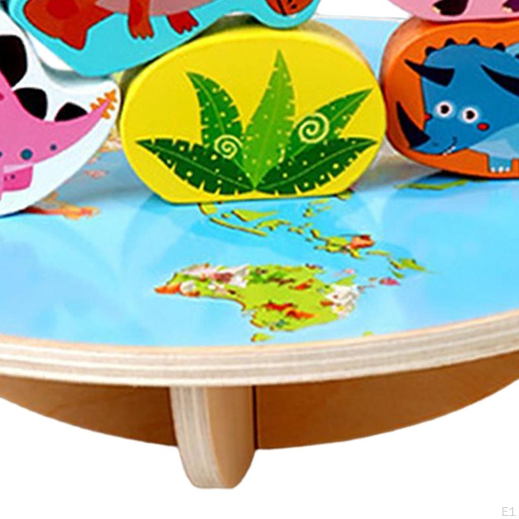 Wooden Balancing Puzzle Early Educational Toy Blocks for Age 4 5 6