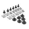 24Pcs Car Engine Undertray Fixing Clips Screws for Mercedes-Benz E-Class C-Class W203 W204 W211 Under Cover Rivet Fasteners