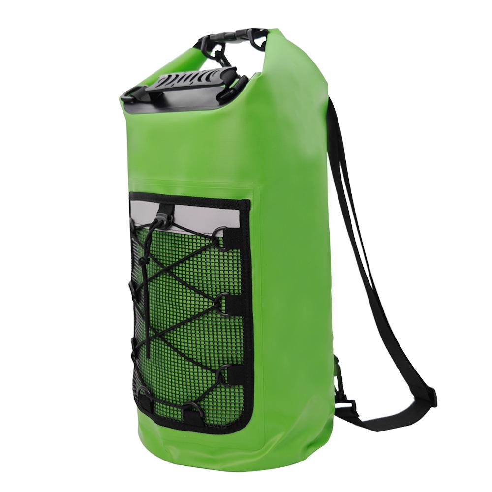 

Beach Swimming Bag, Rafting Bag, Outdoor Sports Pvc Waterproof Bag, Wet And Dry Separation Waterproof Backpack. 10L зелений