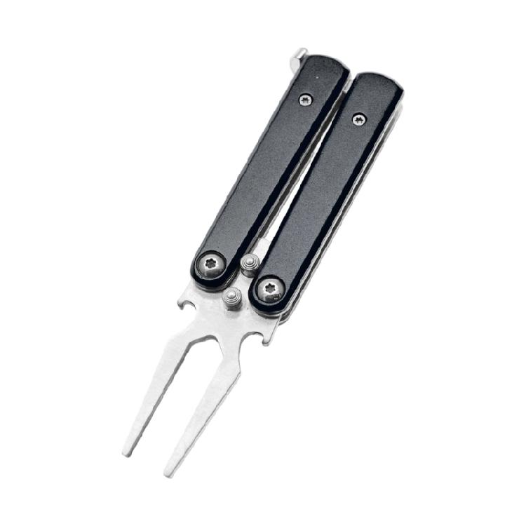 Golf Divot Repair Tool Grooves Cleaner Golf Fork Lawn Maintenance Repair Tool Foldable Pitchforks Turf Tool Enduring