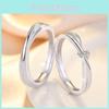 Interwoven Love Couple Rings Unique Design Minimalist Fashion Jewelry