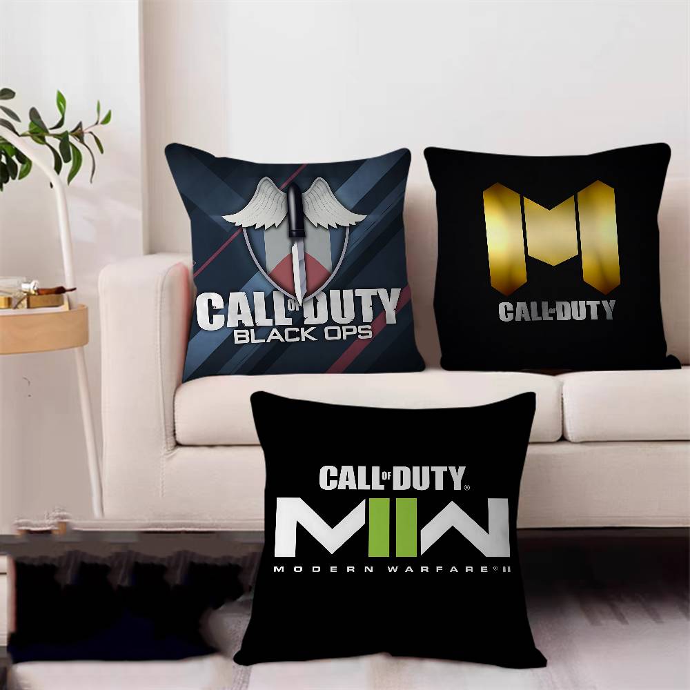LOGO COD Call-of-duty Cushion Cover Pillow Cover Decor Pillowcase Printed Cushion Case For Couch