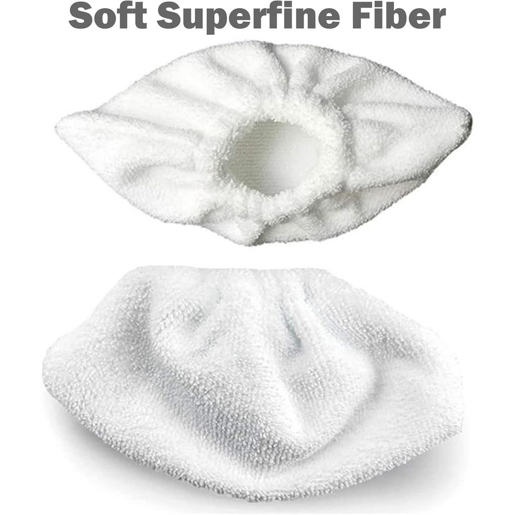 Steam Mop Replacement Pads Compatible for  Steam Cleaner Microfiber Mop Cloth Steam Pocket Mop Pads Set for  Floor Nozzle SC2 SC3 SC4 SC5