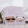 Bubu Y Dudu Child Blanket Luxury Cover Fluffy Soft Blankets & Throws Plaid Throw Sofa Knee Microfiber Star H Anime Cute Home