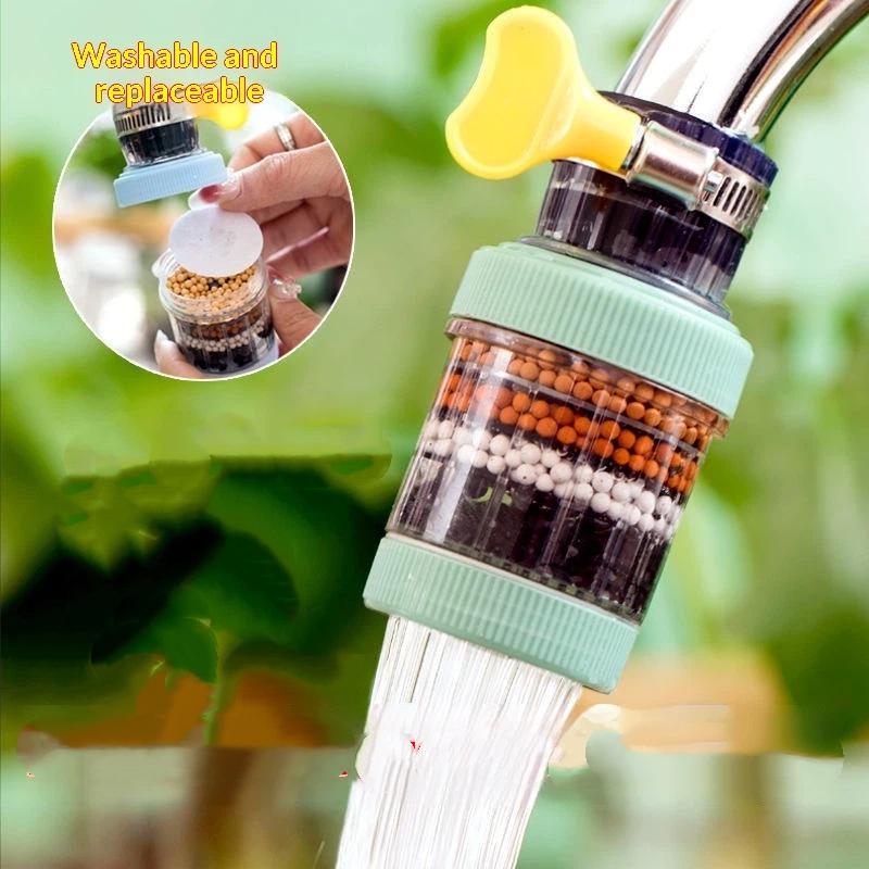 Water Faucet Filter Household Kitchen Home Faucet Mini Tap Water Clean Purifier Filter Filtration Cartridge Carbon Filter