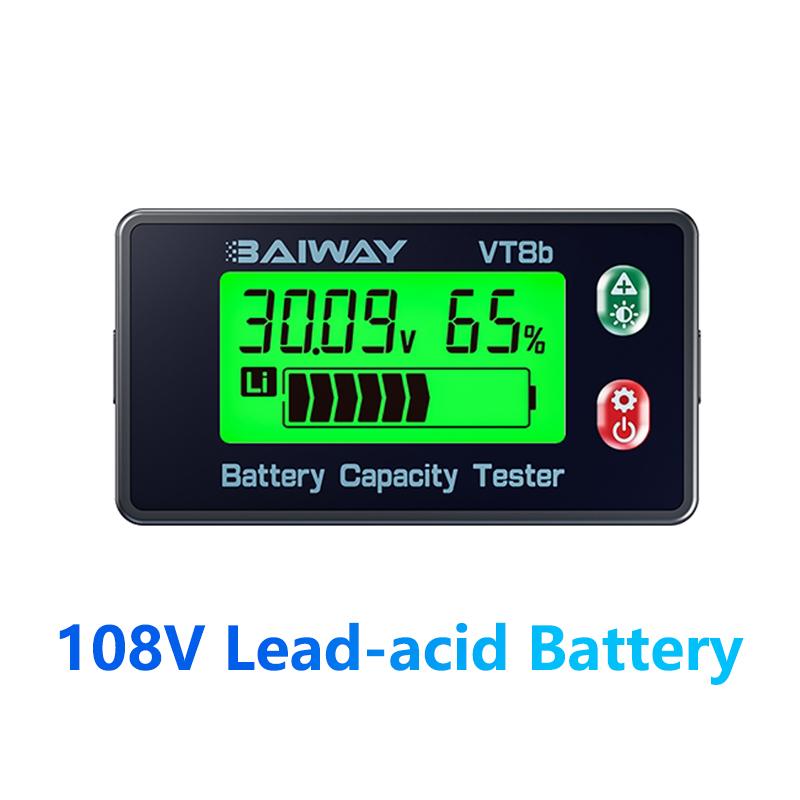 Dc 8-120V Lcd Digital Voltage Meter Battery Level Indicator Universal Battery Electric Vehicle Battery Gauge