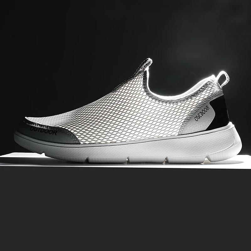 Men's Outdoor Mesh Shoes Summer New Breathable Hiking Shoes Anti Slip  Wear-resistant Suitable for Outdoor Sports and Daily Wear