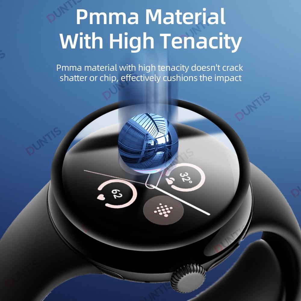 Screen Protector for Google Pixel Watch 3 41/45mm 3D Curved Screen Protector Ultra-HD Full Coverage Protective Film For Pixel Watch 4 41/45mm