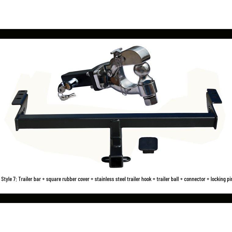 Foton Tunland Pickup Tow Bar and Rear Tow Hook Assembly