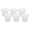 10pcs Dessert Cups with Lids High Temperature Resistant PP Plastic Party Serving Cup for Pudding Yog