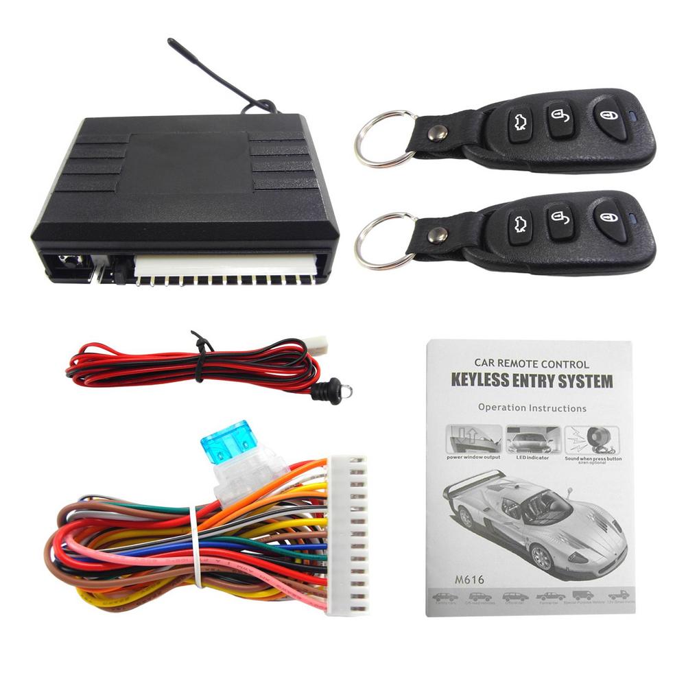 Automation Remote Control Start Smart Car Alarm System Kit Universal Smart Key Start Stop Keyless Entry System Central Lock