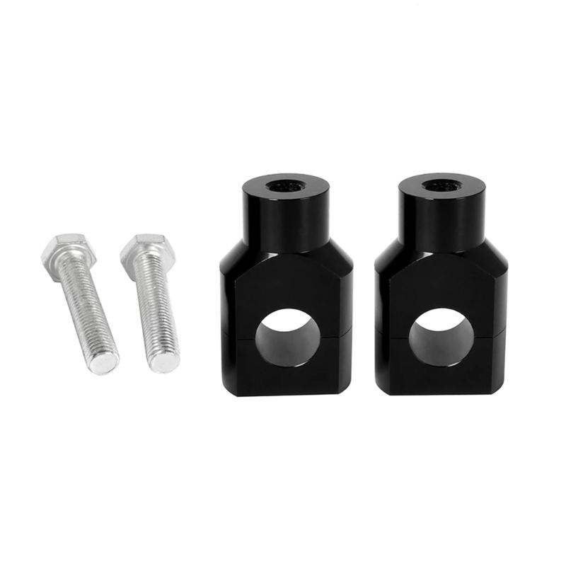 Motorcycles Handlebar Risers Clamp Mounting Mount Risers Aluminum 7/8" 1" Clamp