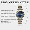 Fashion Ladies Quartz Wristwatch Luxury Stainless Steel Waterproof Women's Watch Luminous Women's Watches Original Clock