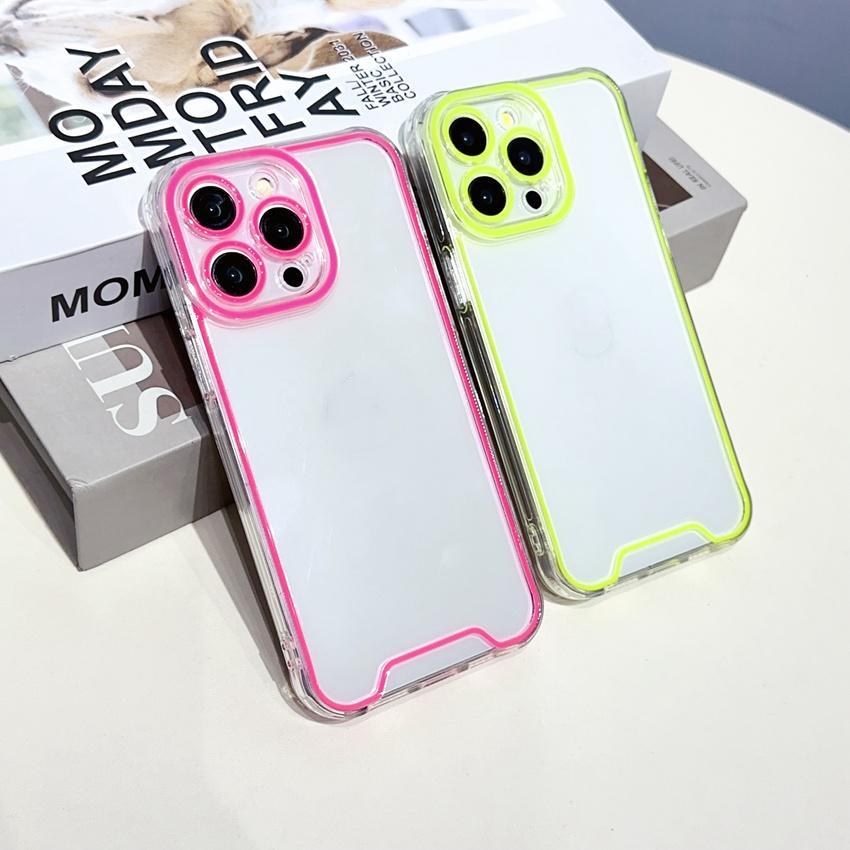 Night Light Luminous Clear Soft Case For IPhone Glowing Lens Protector Cover