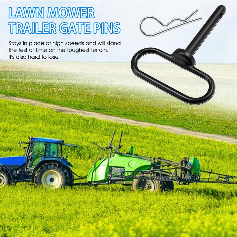 Trailer Hitch Pins 1/2 Inch Securely Hitch Lawn Tow Behind Attachment Hitch Pin Accessories Trailer Gate Pin For Mowers Heavy