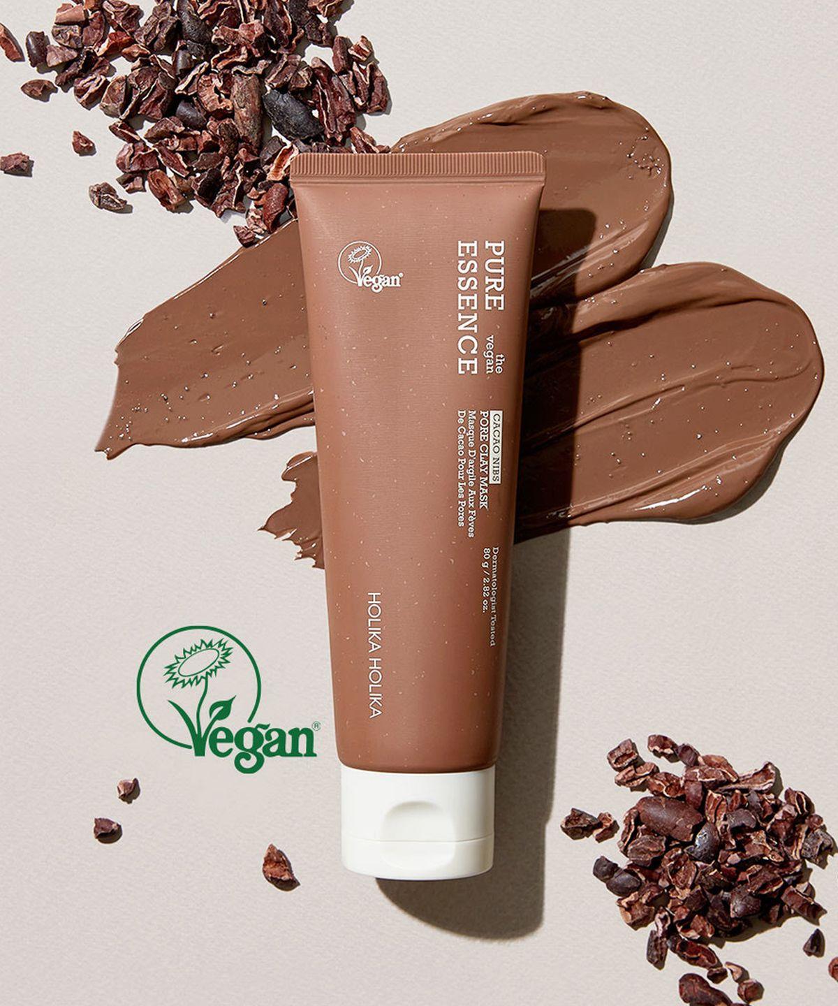 Pure Essence The Vegan Cacao Nibs Pore Clay Mask