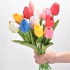 Multicolor Tulips Artificial Flower For Easter Spring Wreath Wedding Bouquet Centerpiece Floral Arrangement Cemetery Table Decor