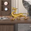 Pure Copper Lucky Sculpture Decor Home Lucky Decoration, God's Beast Qinglong White Tiger Vermilion Bird Xuanwu Living Room, 1Pc