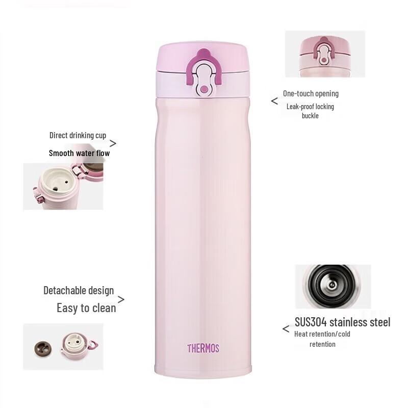 Thermos Stainless Steel Insulated Flip-Lid Water Bottle