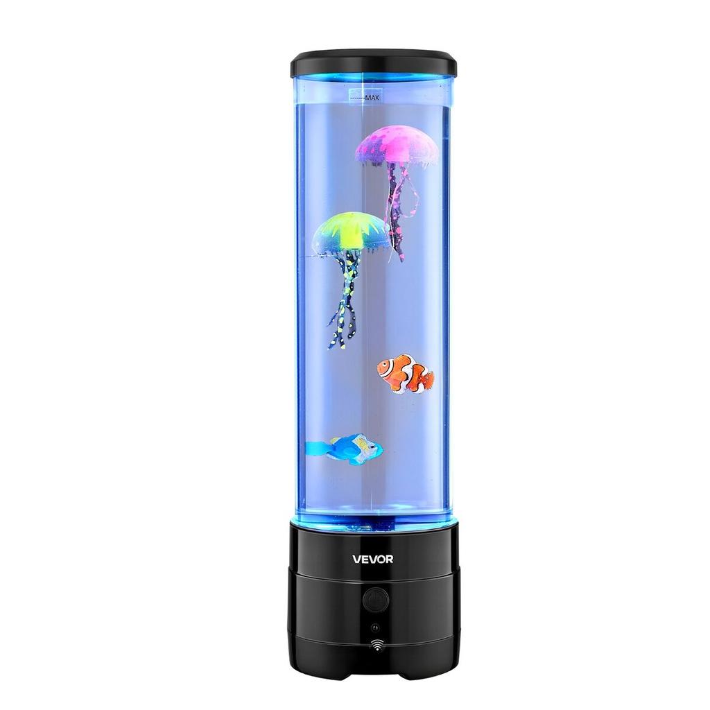 Senzorická bublinková lampa 16 barev ovládaná dálkovým ovladačem Lampa s rybičkami 382 mm