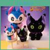 Peluche di Halloween con Design Demone Serie Oscura per Collezionisti e Bambini