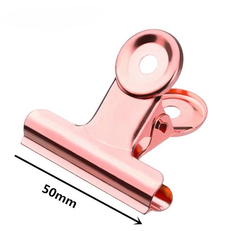 Neue 50mm Mehrfarbige Runde Metallklemme Büroklammern Student Schule Bürobedarf