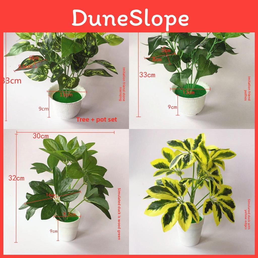 Pothos Evergreen Artificial Green Plant Pot With Realistic Foliage For Home Decor And Photography Props