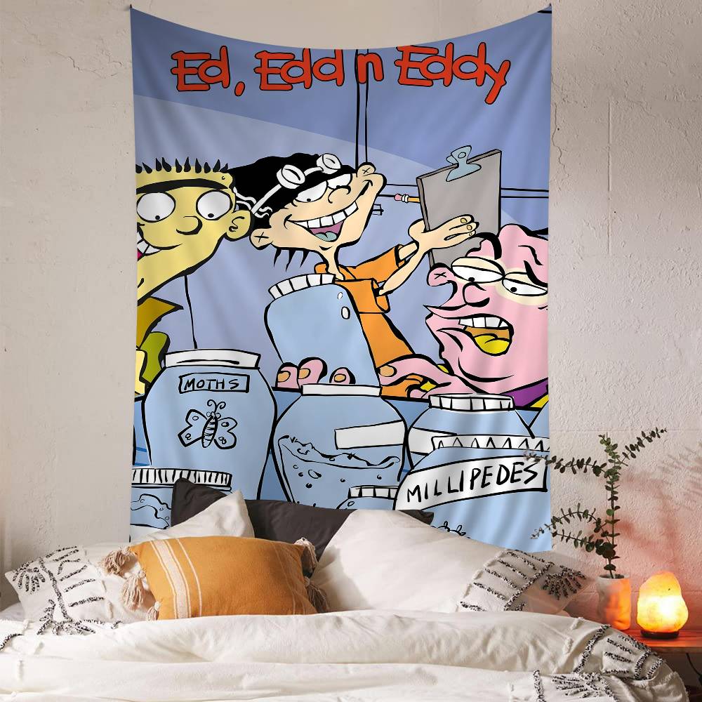 Cartoon EEd Edd N Eddy Anime Printed Large Wall Tapestry Cheap Hippie Wall Hanging Bohemian Wall Tapestries Mandala Home Decor